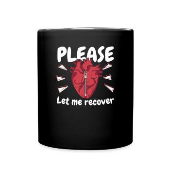 S’il vous plaît laissez-moi récupérer le cathéter de transplantation ouvert - Mug uni - noir - Devant