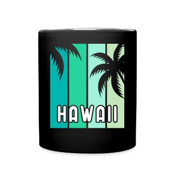 Hawaï - Mug uni - noir - Devant