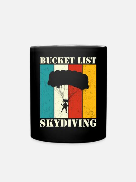 Parachutisme - Mug uni - noir