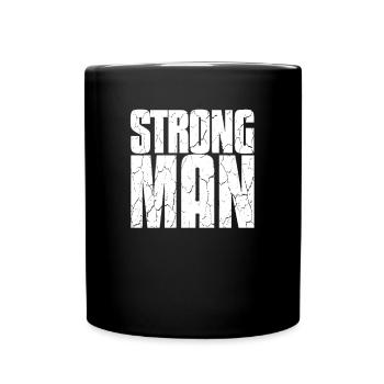 Strongman Fitness Gym Musculation - Mug uni - noir - Devant