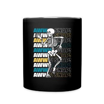 Aww Snap Broken Finger Broken Arm Leg Surgeon - Full Colour Mug - black - Front