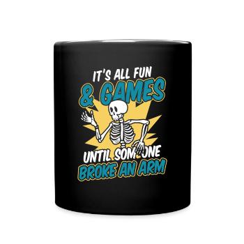 Jusqu’à ce que quelqu’un se casse un bras, un chirurgien osseux - Mug uni - noir - Devant