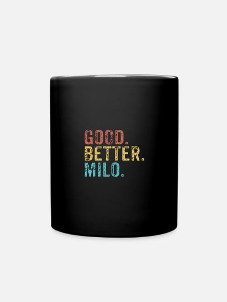 Good better Milo - Tasse einfarbig - Schwarz