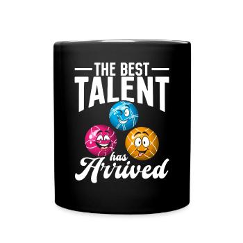 The best talent has arrived - Boccia Balls Bocce B - Full Colour Mug - black - Front