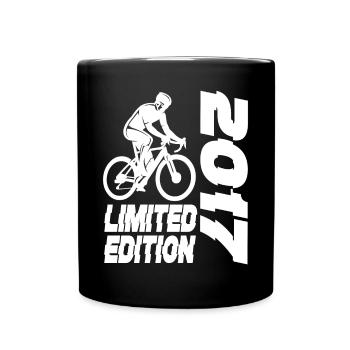 Limited Edition 2017 Limited Edition Fahrrad - Tasse einfarbig - Schwarz - Vorne