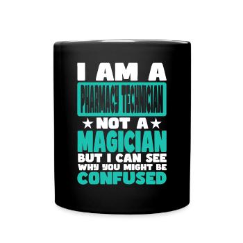 Pharmacy Technician - Full Colour Mug - black - Front