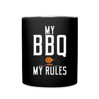 Grill Barbecue Grilling - Tasse einfarbig - Schwarz - Vorne