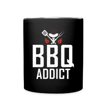 Grill Barbecue Grilling - Tasse einfarbig - Schwarz - Vorne