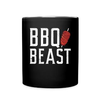 Grill Barbecue Grilling - Tasse einfarbig - Schwarz - Vorne