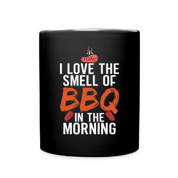 Grill Barbecue Grilling - Tasse einfarbig - Schwarz - Vorne