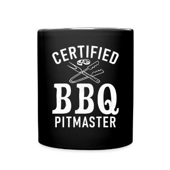 Grill Barbecue Grilling - Tasse einfarbig - Schwarz - Vorne