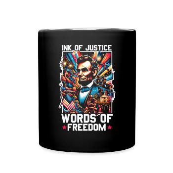 Emancipation Proclamation Black Pride Juneteenth - Full Colour Mug - black - Front