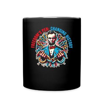 Emancipation Proclamation Black Pride Juneteenth - Full Colour Mug - black - Front
