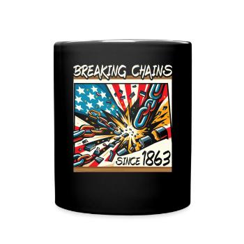 Proclamation d’émancipation Black Pride Juneteenth - Mug uni - noir - Devant