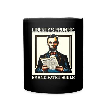 Emancipation Proclamation Black Pride Juneteenth - Full Colour Mug - black - Front