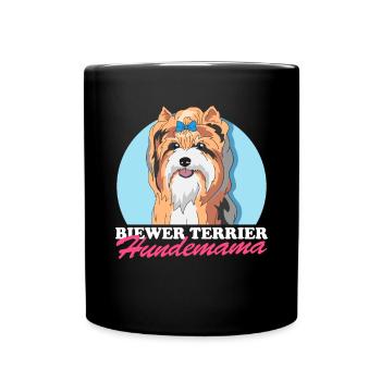 Biewer Terrier Dog Mom Dog Owner Gift - Full Colour Mug - black - Front