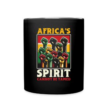 Pan-africanism African American Africa Roots Black - Full Colour Mug - black - Front