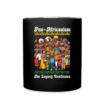 Pan-africanism African American Africa Roots Black - Full Colour Mug - black - Front