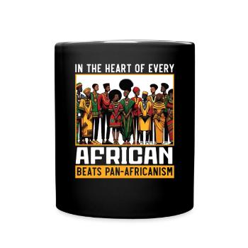 Pan-africanism African American Africa Roots Black - Full Colour Mug - black - Front