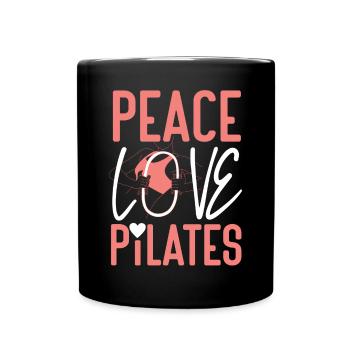 Pilates Instructor Teacher Girl - Tasse einfarbig - Schwarz - Vorne