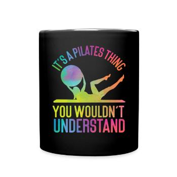 Instructeur de Pilates Enseignant - Mug uni - noir - Devant
