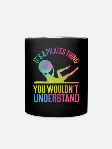 Pilates Instructor Teacher - Tasse einfarbig - Schwarz