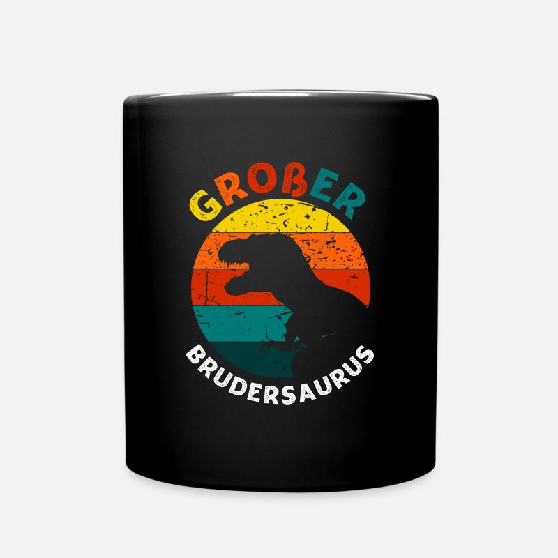 Ich Werde Ein Großer Bruder - Tasse einfarbig - Schwarz
