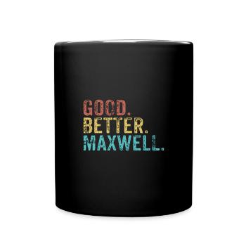 Good better Maxwell - Tasse einfarbig - Schwarz - Vorne