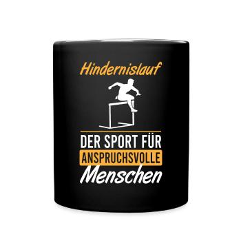 Challenging Sport Obstacle Course Elite - Full Colour Mug - black - Front