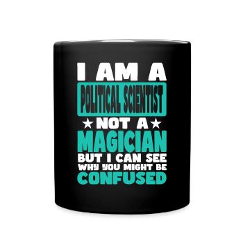 Political Scientist - Full Colour Mug - black - Front