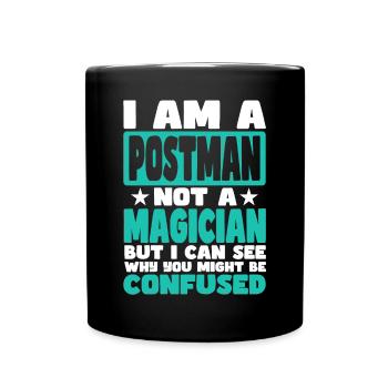 Postman - Full Colour Mug - black - Front