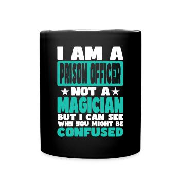 Prison Officer - Full Colour Mug - black - Front