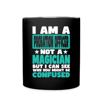 Probation Officer - Full Colour Mug - black - Front