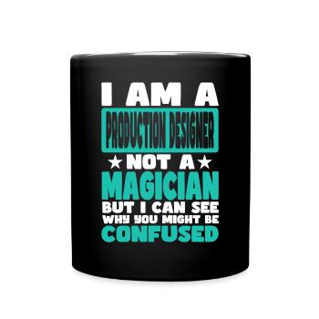 Production Designer - Full Colour Mug - black - Front