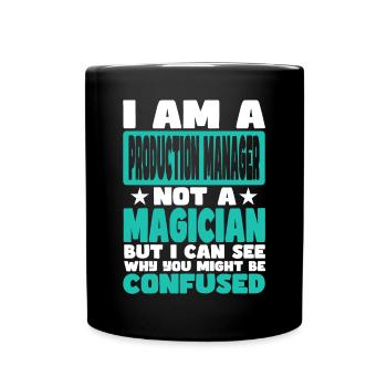 Production Manager - Full Colour Mug - black - Front