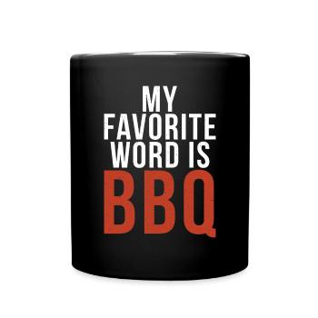 Grillades Barbecue Grillades - Mug uni - noir - Devant