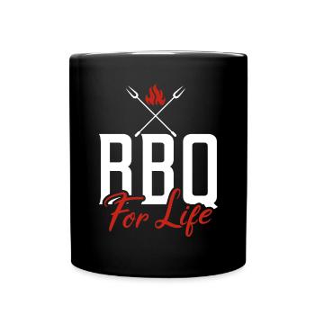 Grillades Barbecue Grillades - Mug uni - noir - Devant