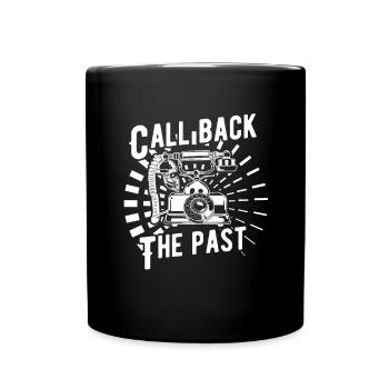 Bringing back the past - Full Colour Mug - black - Front