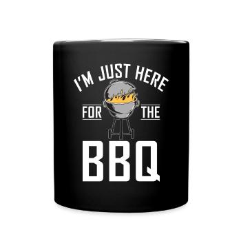 Grillades Barbecue Grillades - Mug uni - noir - Devant