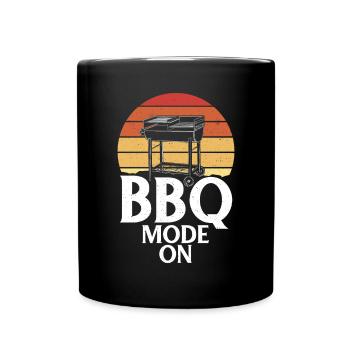 Grill Barbecue Grilling - Tasse einfarbig - Schwarz - Vorne