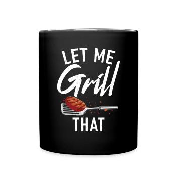 Grillades Barbecue Grillades - Mug uni - noir - Devant