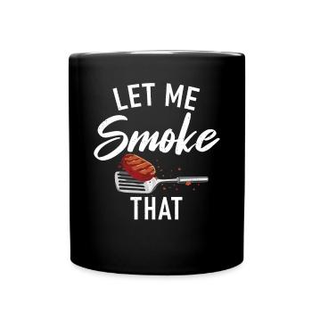 Grill Barbecue Grilling - Tasse einfarbig - Schwarz - Vorne