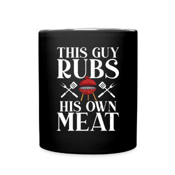 Grill Barbecue Grilling - Tasse einfarbig - Schwarz - Vorne