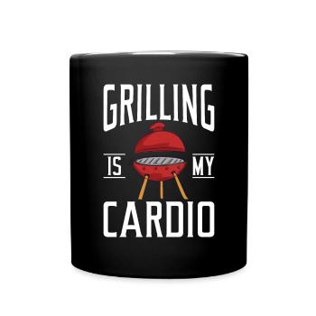 Grillades Barbecue Grillades - Mug uni - noir - Devant