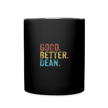 Good better Dean - Tasse einfarbig - Schwarz - Vorne