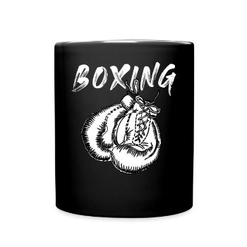 Boxen - Tasse einfarbig - Schwarz - Vorne