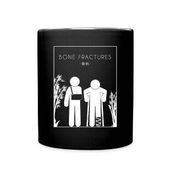 Fractures osseuses Chinois Hanzi Os cassé Os - Mug uni - noir - Devant