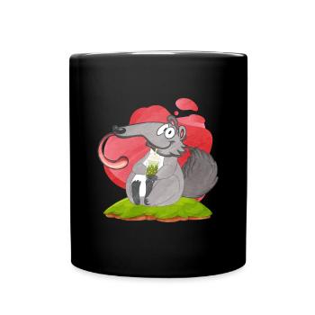 Dear Anteater Gift - Full Colour Mug - black - Front