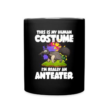 Dear Anteater Gift - Full Colour Mug - black - Front