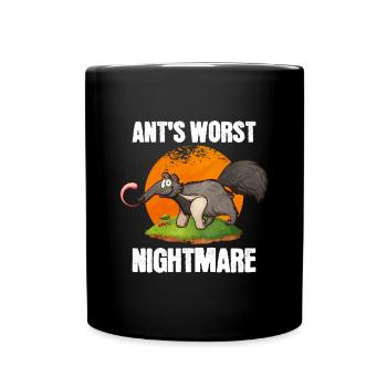 Dear Anteater Gift - Full Colour Mug - black - Front